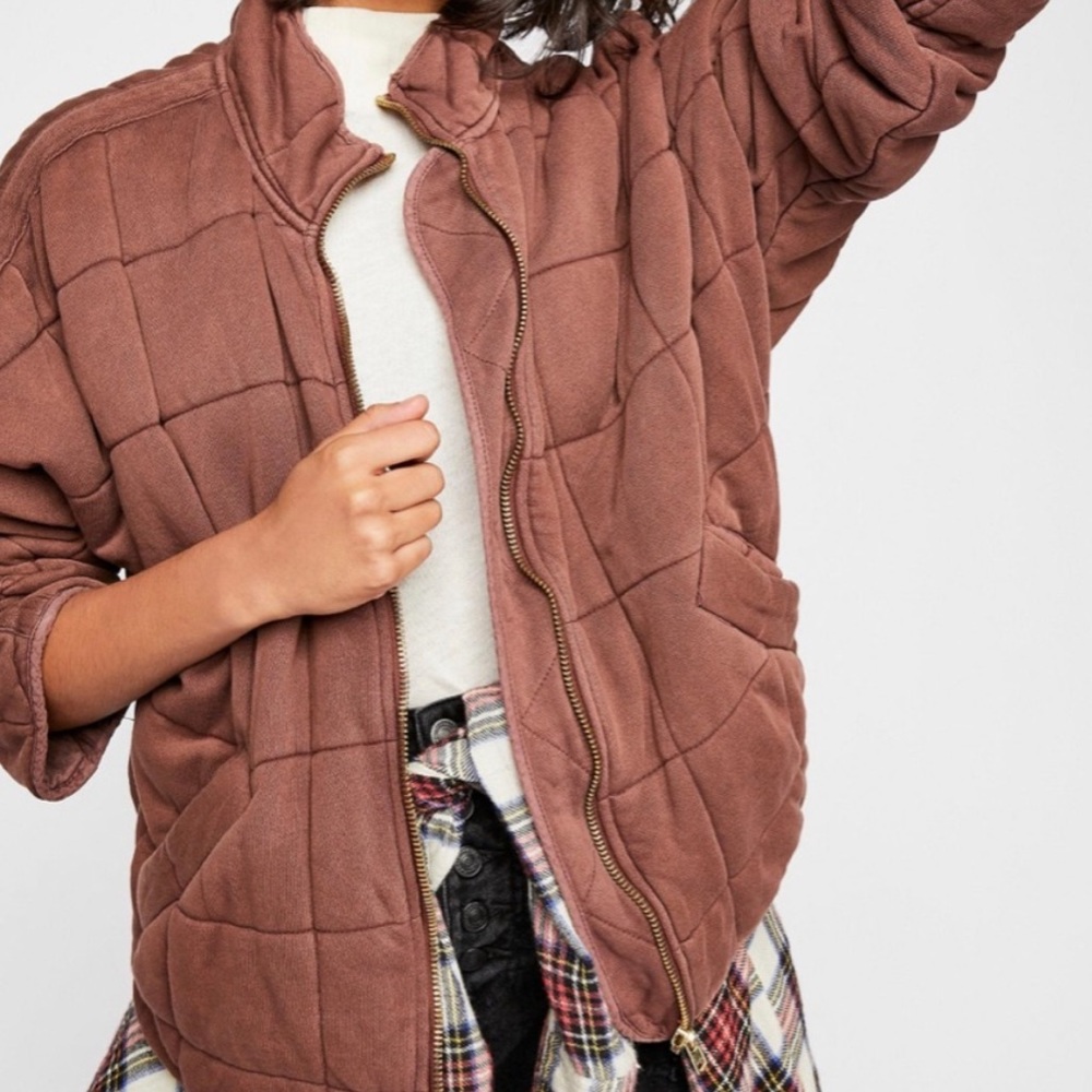 Free People Dolman Quilted Jacket